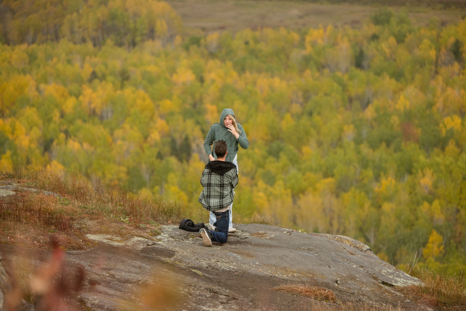 Linzey and Jacob proposal photo