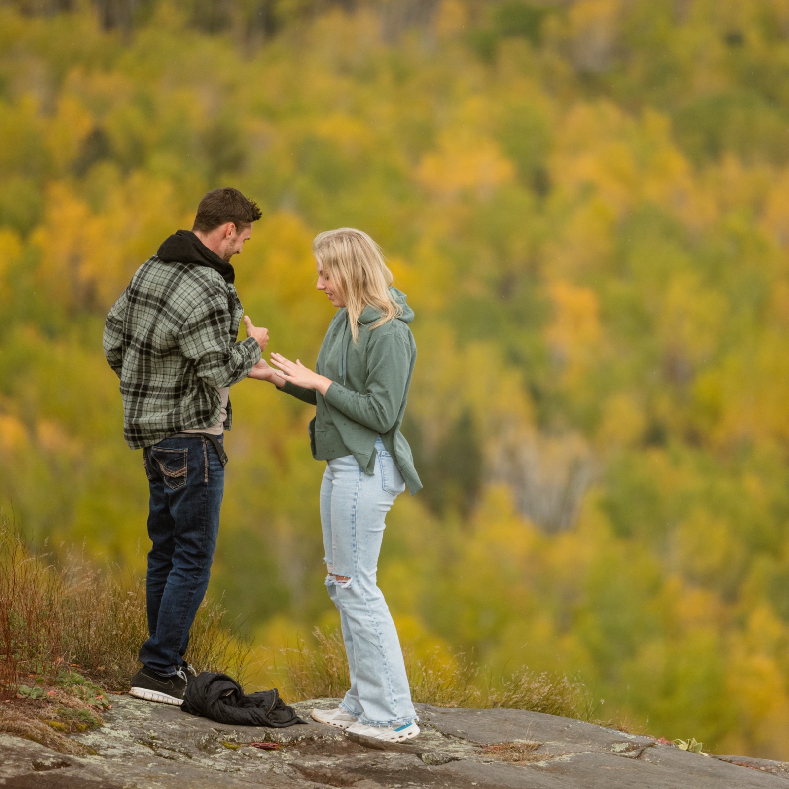 Linzey and Jacob proposal photo