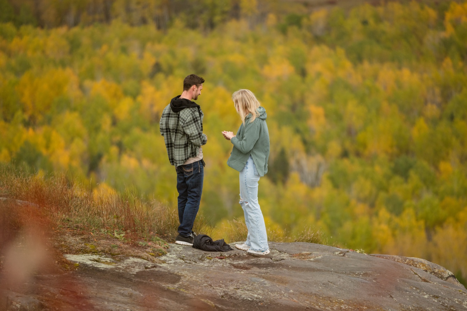 Linzey and Jacob proposal photo