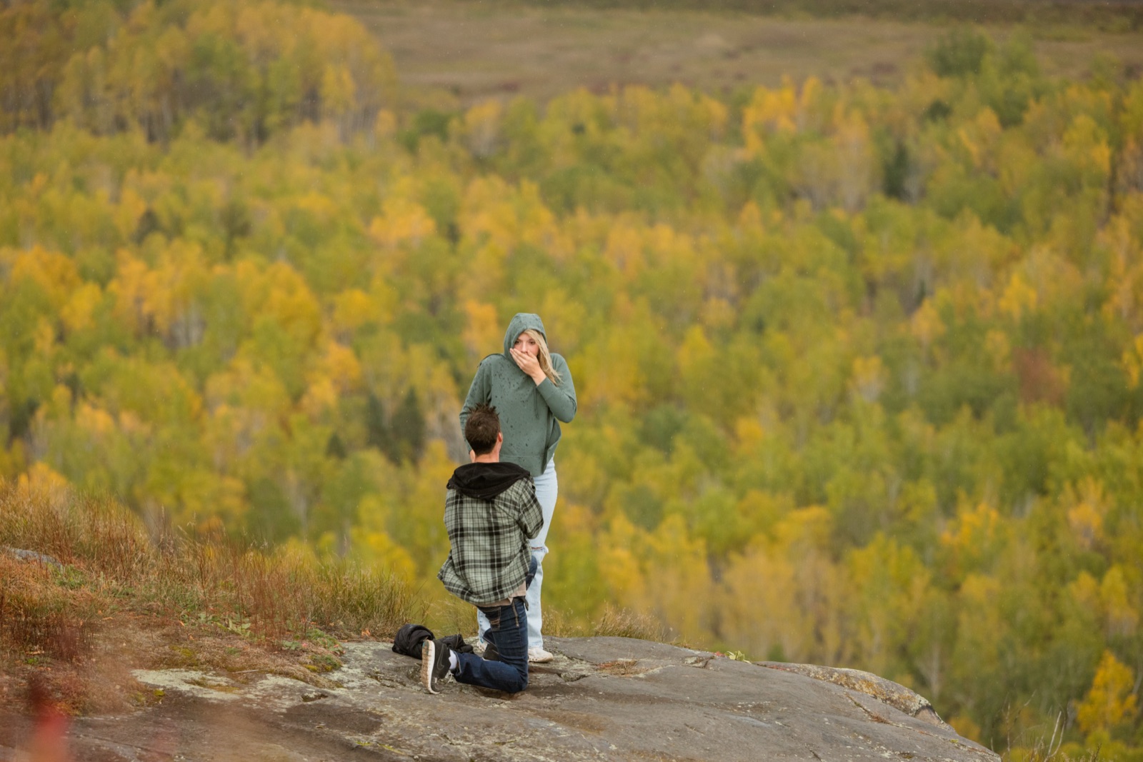 Linzey and Jacob proposal photo
