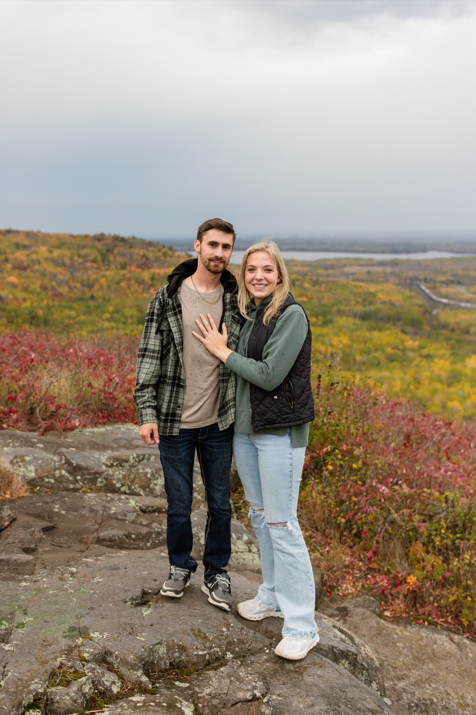 Linzey and Jacob proposal photo