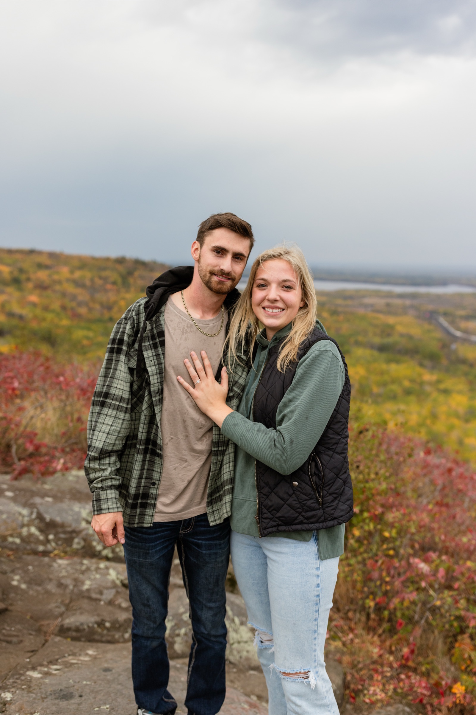 Linzey and Jacob proposal photo