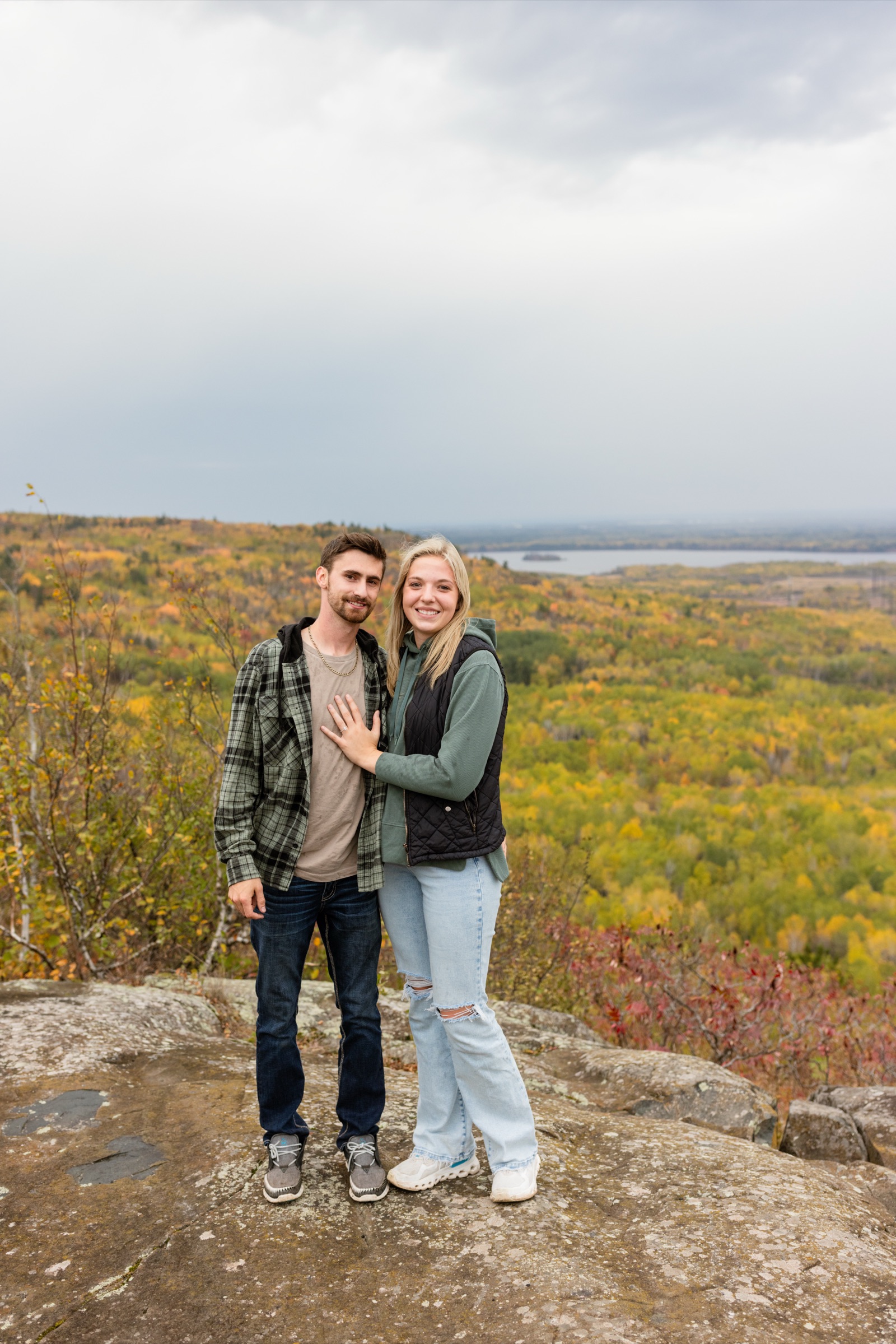 Linzey and Jacob proposal photo