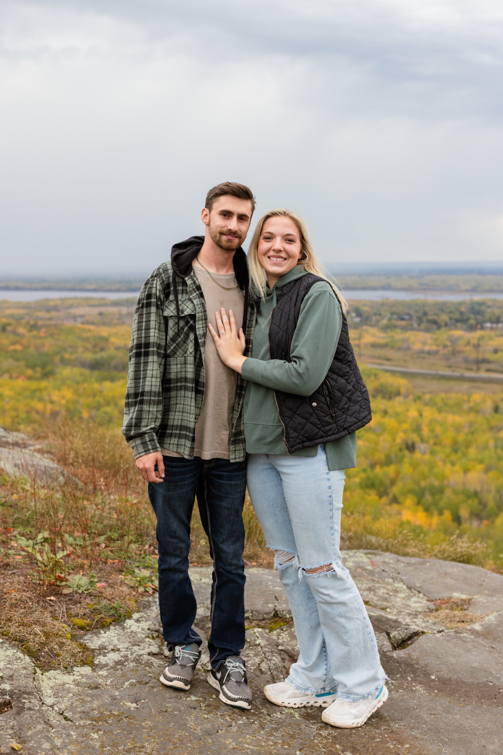 Linzey and Jacob proposal photo