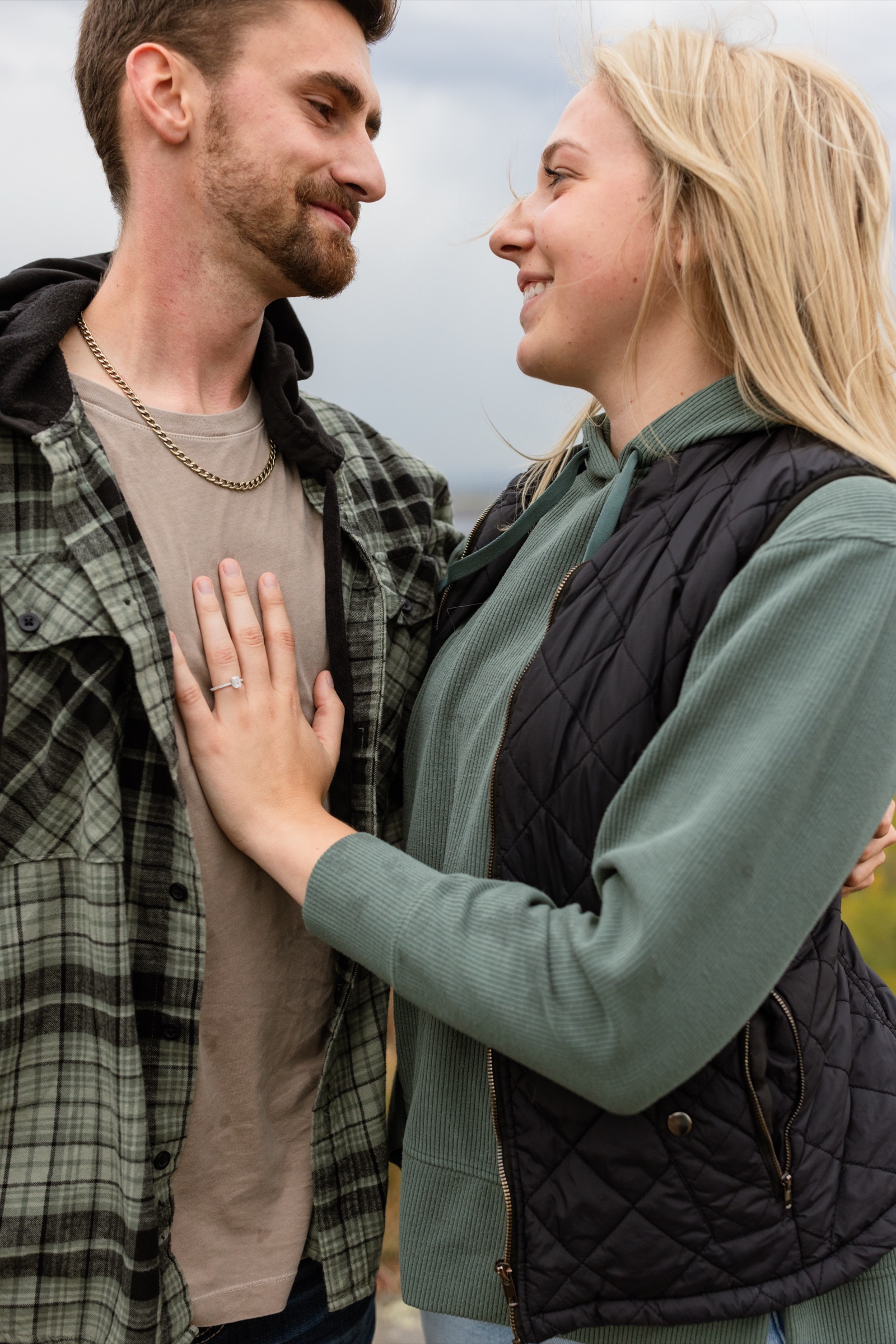 Linzey and Jacob proposal photo