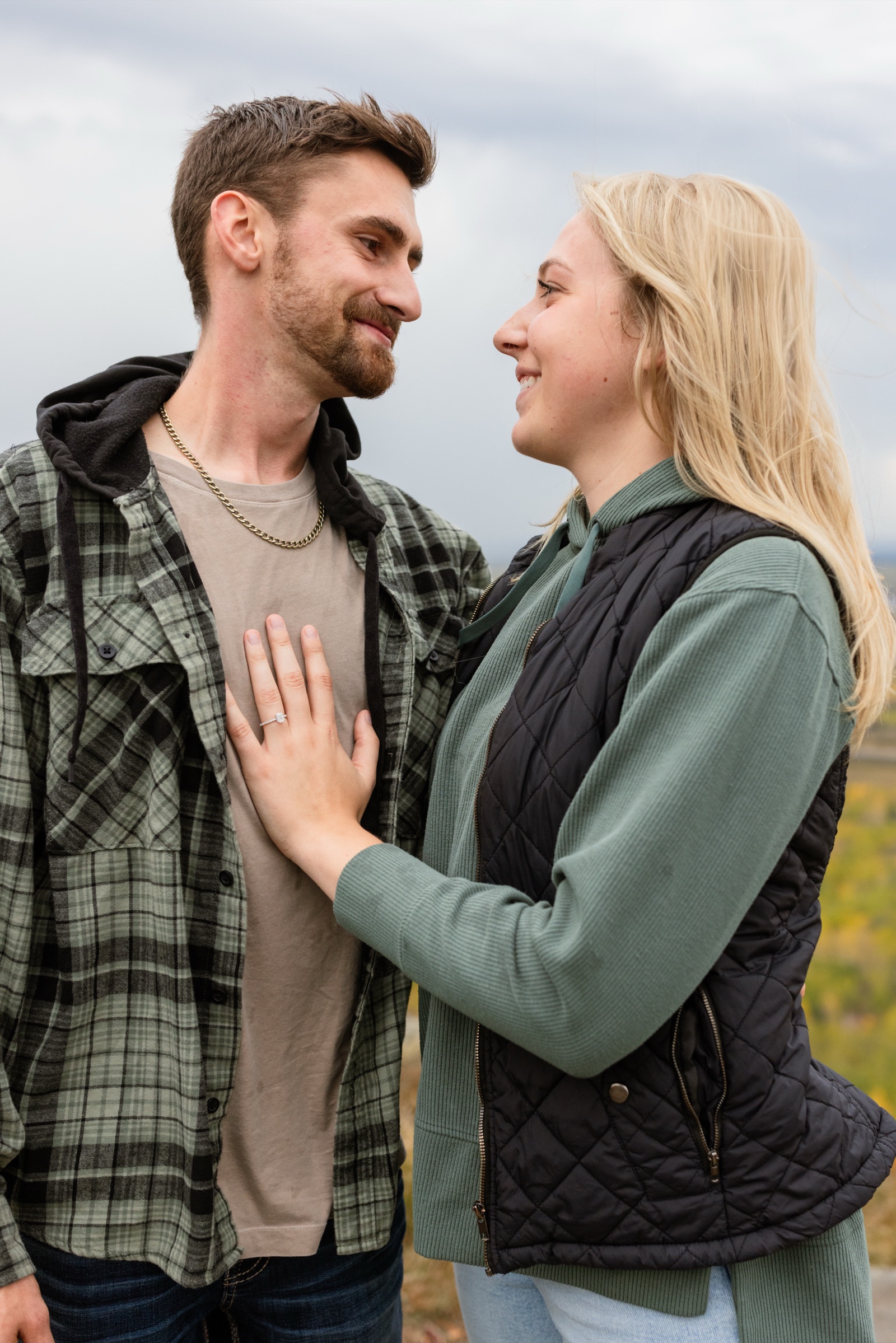Linzey and Jacob proposal photo