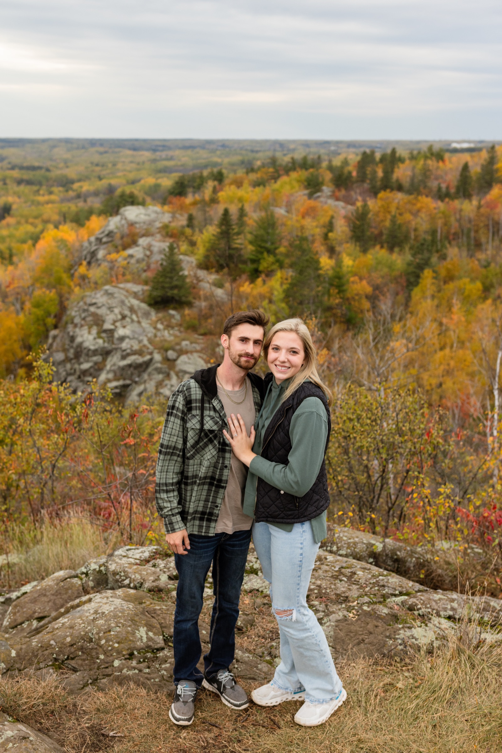 Linzey and Jacob proposal photo