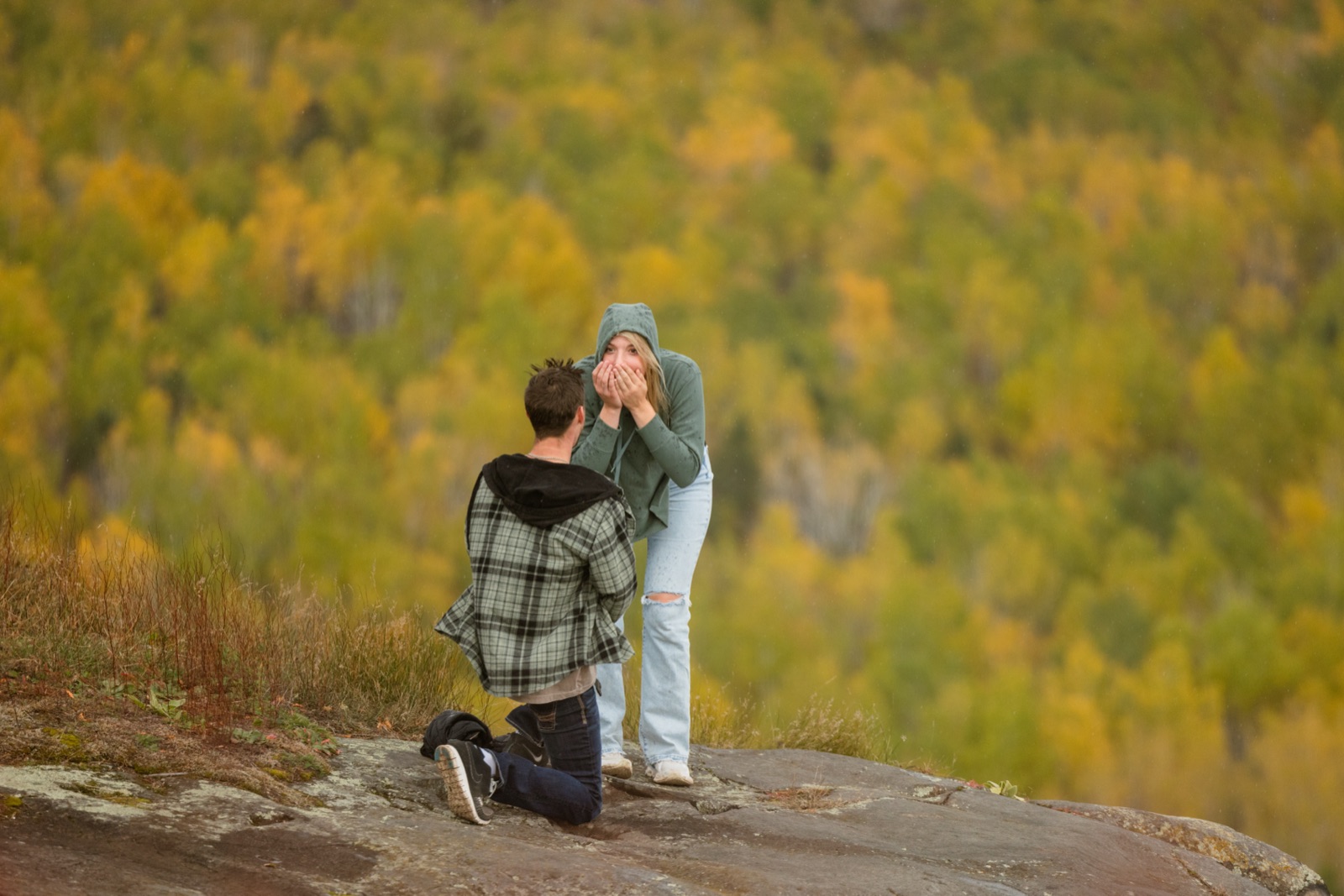 Linzey and Jacob proposal photo