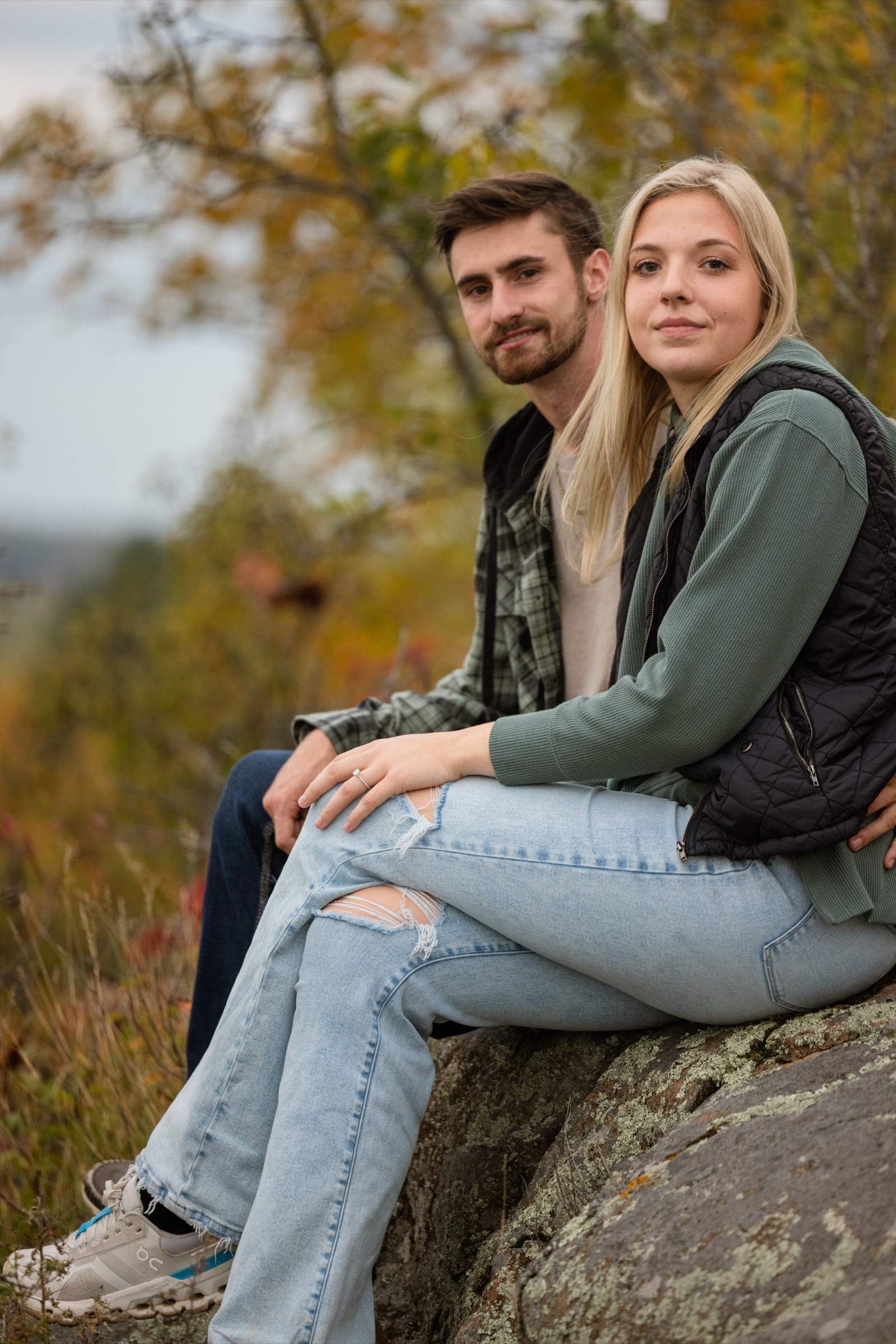 Linzey and Jacob proposal photo