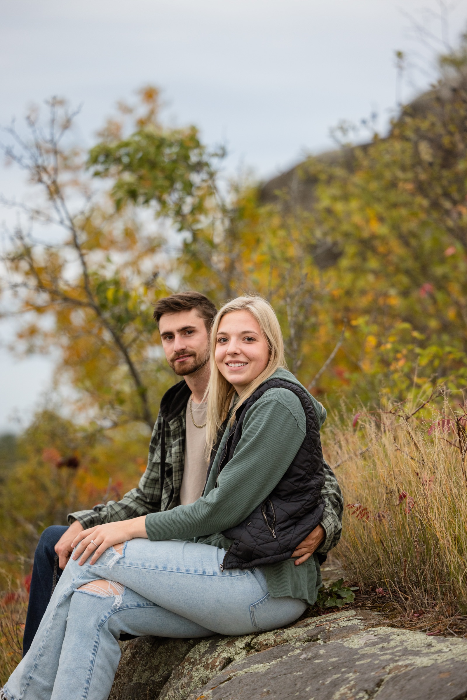 Linzey and Jacob proposal photo