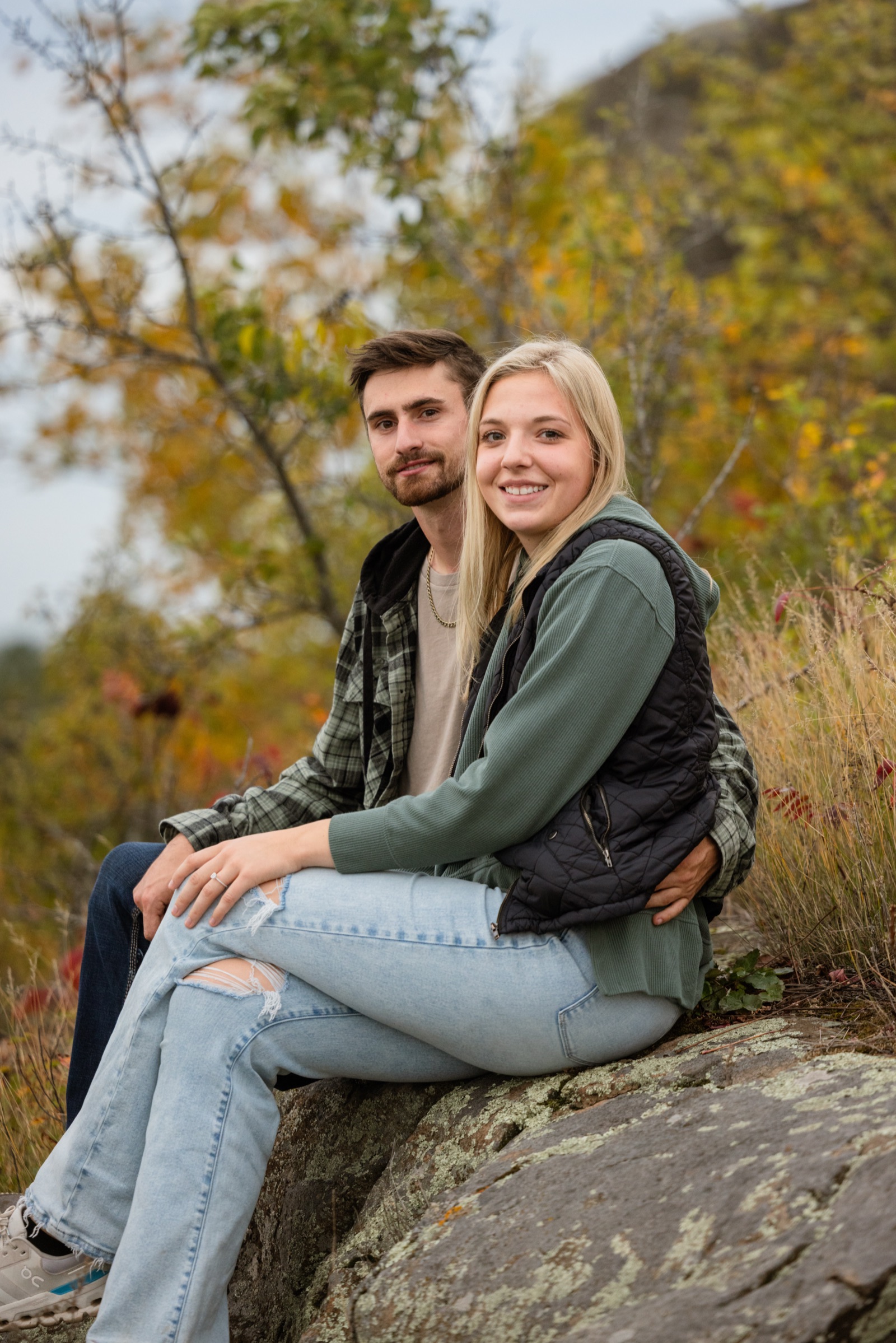 Linzey and Jacob proposal photo