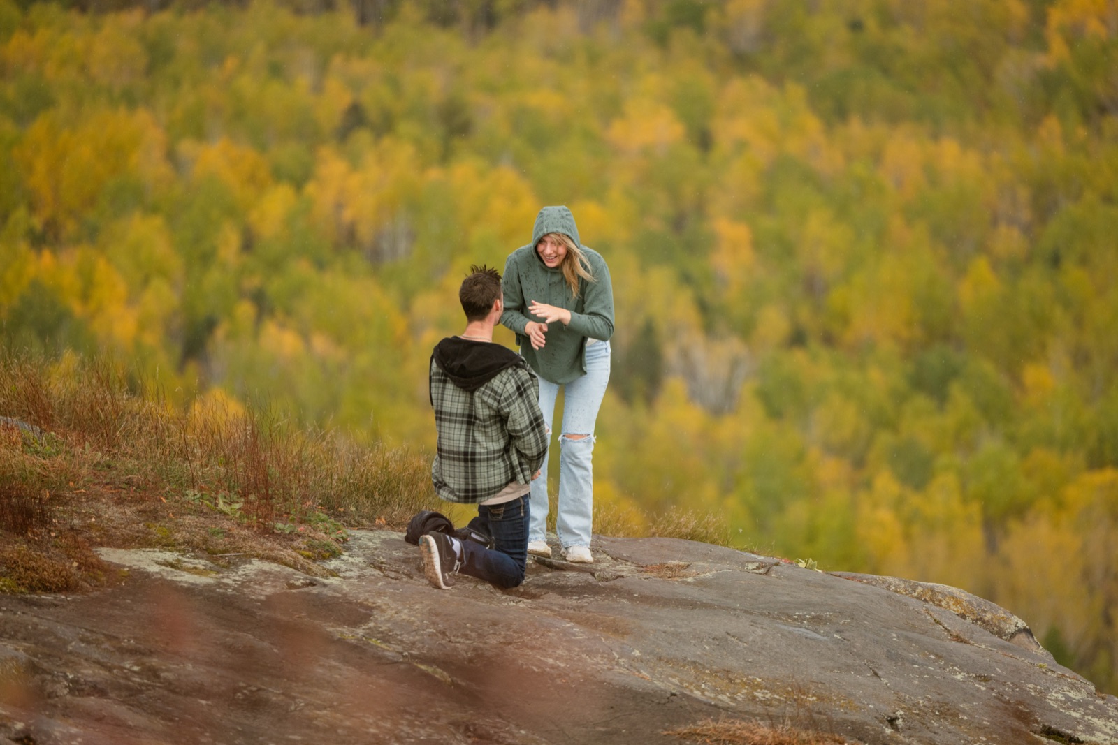 Linzey and Jacob proposal photo
