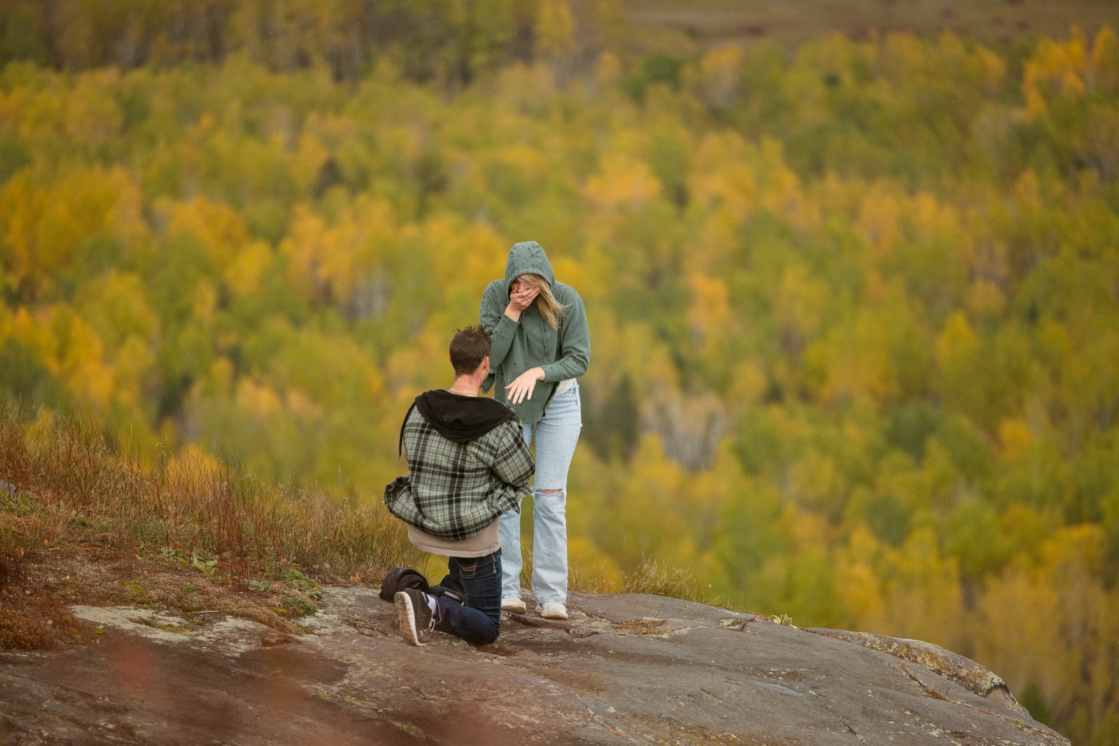 Linzey and Jacob proposal photo