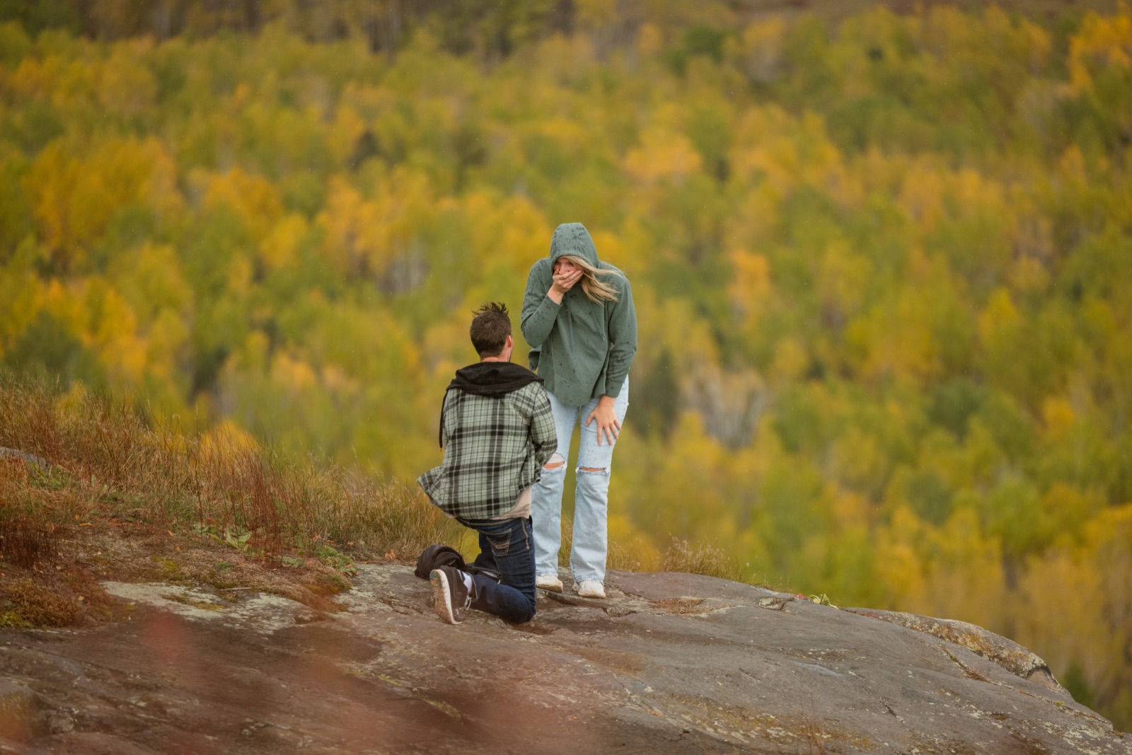Linzey and Jacob proposal photo