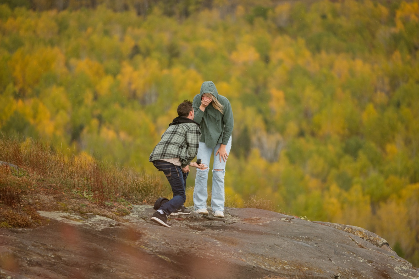 Linzey and Jacob proposal photo